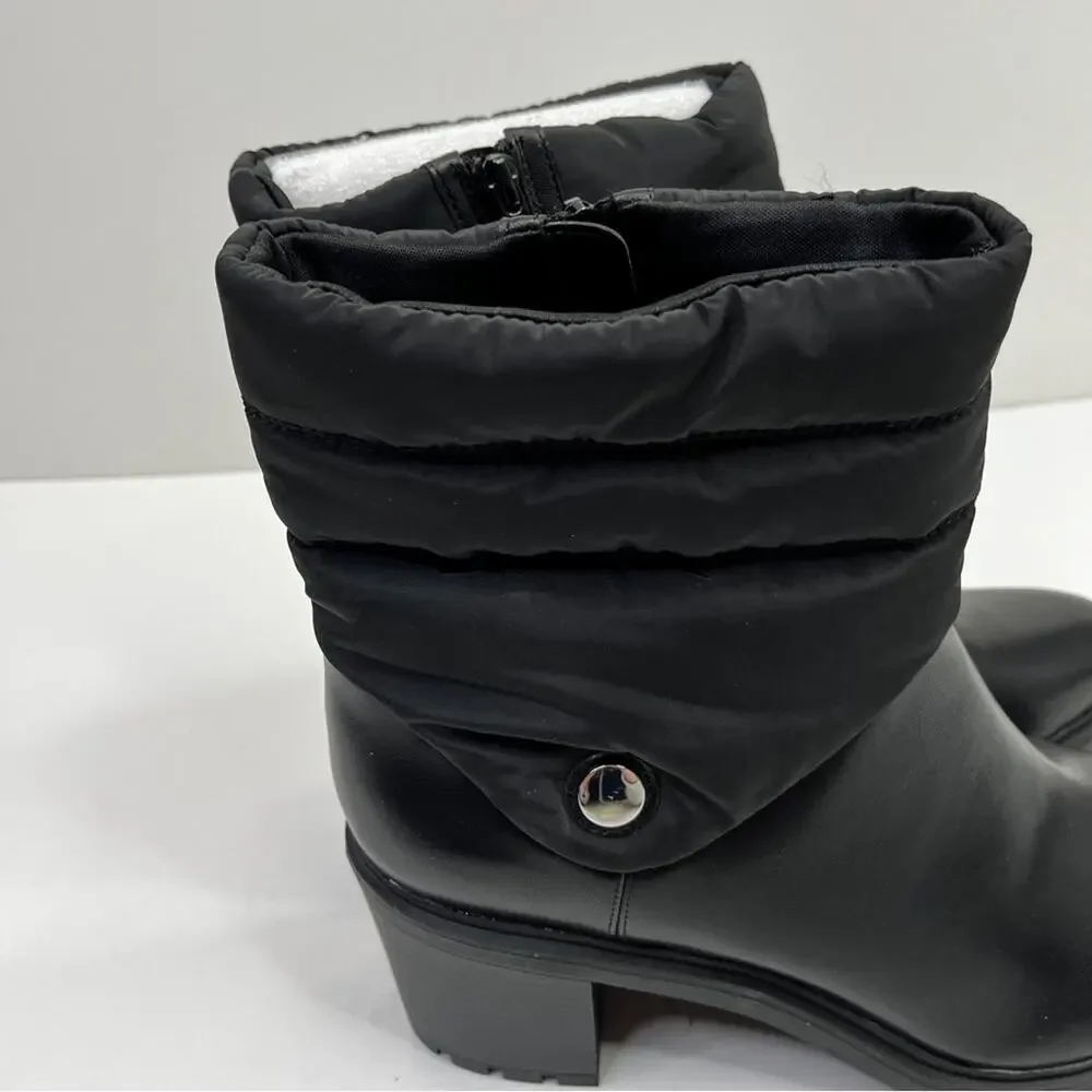 Alfani Belcalise lug sole puffer boots black - 10.5